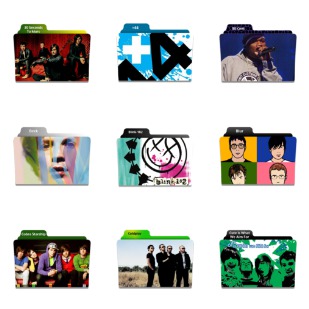 Music artists icon sets preview