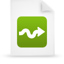 green, document, paper, file icon