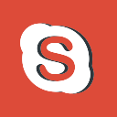 logotype, skype, logo, red, network, media icon