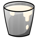 Bucket, Milk icon