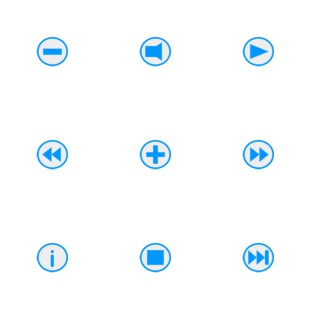 Player Control icon sets preview