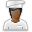 user cook black icon