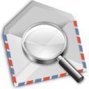 Airmail, Envelope, Find, Mail, Search icon