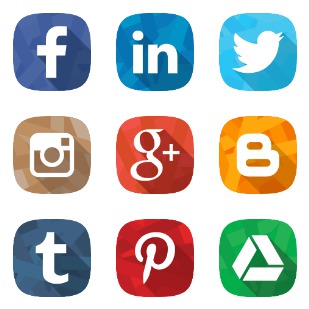 Social Network icon sets preview