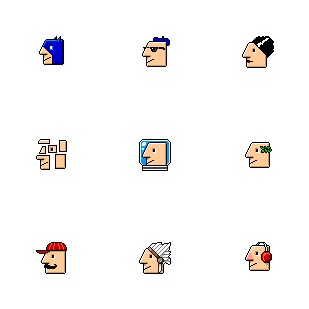 Gui Family icon sets preview
