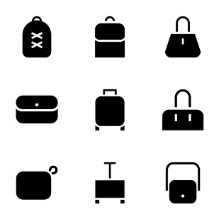 alico fashion bag icon sets preview