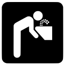 fountain, drinking, drink icon