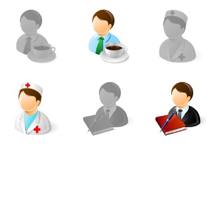 Large User icon sets preview