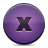 violet, close, button icon