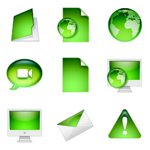 Green Ville 2 icon sets preview