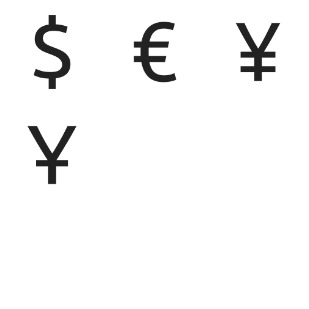 Finance icon sets preview