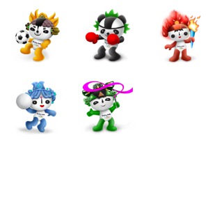 Beijing Olympic 2 icon sets preview