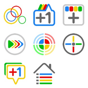 Google Plus Minik icon sets preview