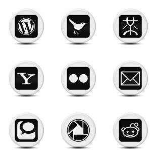Clear Bubble icon sets preview