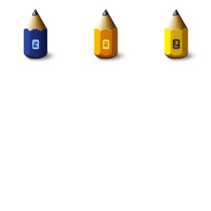 Adobe pencils icon sets preview