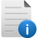 info, file icon