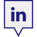 media, linkedin, social, logo icon