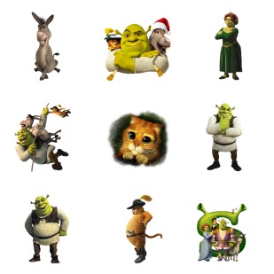 Shrek icon sets preview