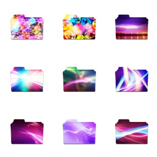 iKon Leopard Folders icon sets preview