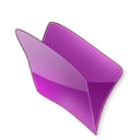 Dossier, Violet icon