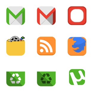 Squareplex icon sets preview