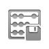 abacus, diskette icon