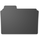 minimal burnable folder icon