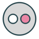 robot, flickr, shape, brand, circle, avatar icon