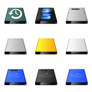Disk icon sets preview