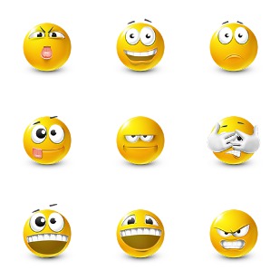 Very Emotional Emoticons REMASTERED 2014 icon sets preview