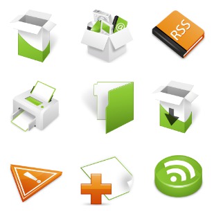 Shine icon sets preview