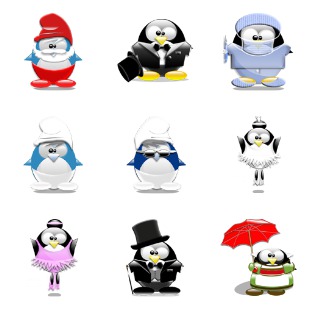 iTux icon sets preview