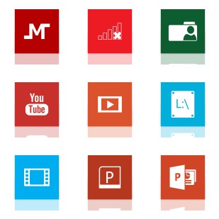 Metro UI icon sets preview