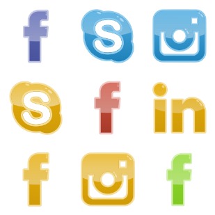 Social Media Collection icon sets preview