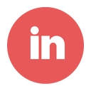 in, ln, modern, linkedin, circular icon