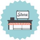 shop, store, ecommerce, building, marketplace, house market, shopping icon