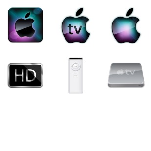 Apple TV icon sets preview
