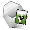 mail, green icon