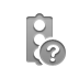 traffic, light, help icon