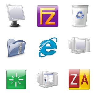 Shining Z icon sets preview