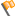 Flag, Orange icon