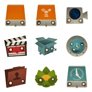Artcore 3 icon sets preview