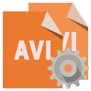 format, gear, avi, file icon