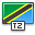 flag tanzania icon