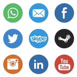 Miu Flat Social icon sets preview