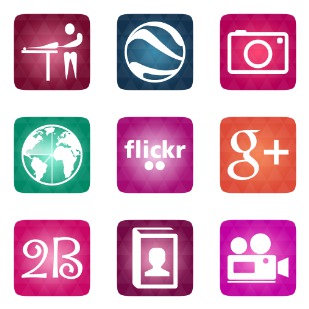 Numix U Touch Style icon sets preview