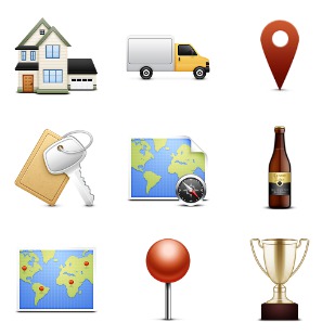 Location icon sets preview