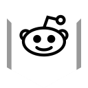 social, media, logo, reddit icon