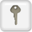 key, whitestyle icon