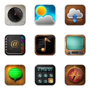 iOS pack icon sets preview